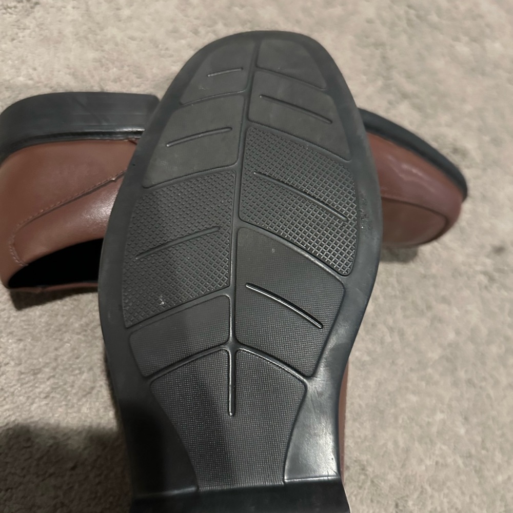 Bostonian Lites Kopper Max 26025887 Mens Brown Leather Apron Toe Oxford Size 10M - Picture 10 of 12